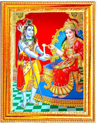 SUNINOW shiv annapurna ji Religious Frame