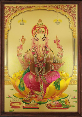 VJ ENTERPRISES Ganesha Religious Frame