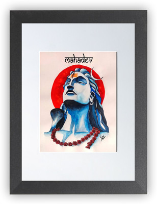 US COLLECTION Mahadev Religious Frame