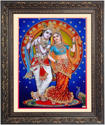 HitechMart Sri Radha and Sri Krishna Religious Frame