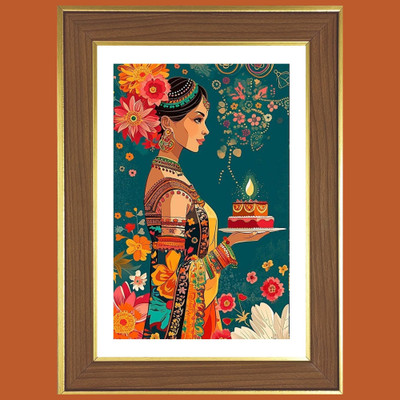 HitechMart Colorful Modern Art Photo Frame 12x16 Inches Religious Frame