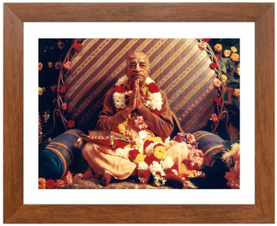 HitechMart Swami Prabhupada Founder of ISKCON Photo Frame Religious Frame