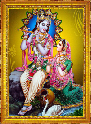 Diha Creation Radha Krishna Religious Frame