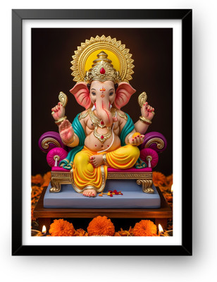 ArtRecall Ganesh photo frame Religious Frame
