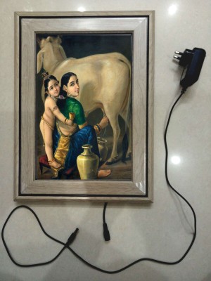 anshul internet point , KRISHNA WITH YASHODA , LED Religious Frame