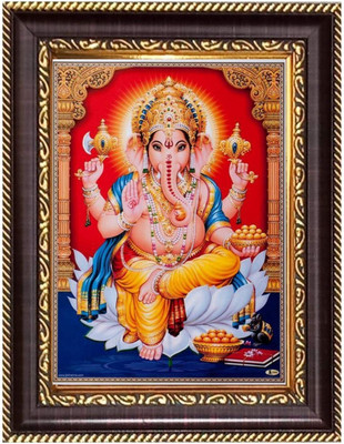 HitechMart Lord ShivaPhotoframe 12.7x14.7 inches - Religious Desk And Wall Art Religious Frame