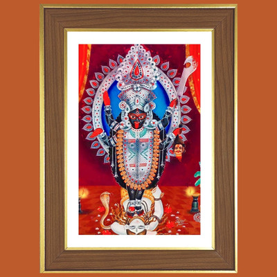 HitechMart Goddess Kali Photo Frame 16x20 Inches Religious Frame