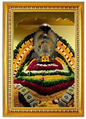 HSB INFRA Shri Khatu Shyam Ji Photo Frame Religious Wall Photo for Home Temple Size 12x18 Religious Frame