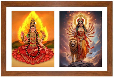 HitechMart Bhairavi and Kali Photo Frame Religious Frame