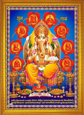 Stuthi Arts ganesh ji Religious Frame