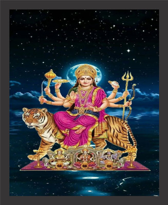 Darsh Craft Durga Mata Religious Frame