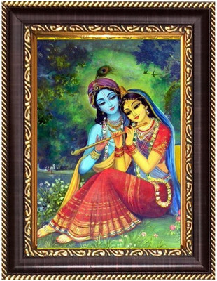 HitechMart Sri Radha And Sri Krishna Religious Frame