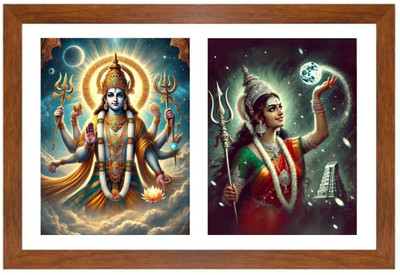 HitechMart Soma and rohini Photo Frame Religious Frame