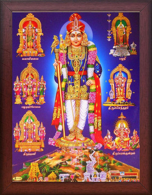 Framania LORD MURUGAN Religious Frame