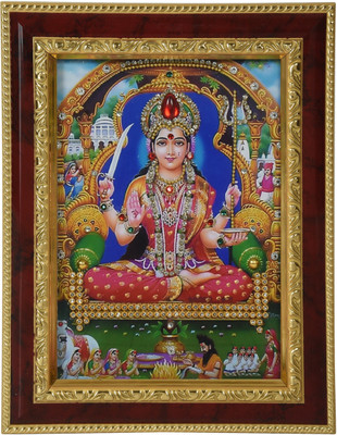 Strotam Goddess Santoshi Mata Religious Frame