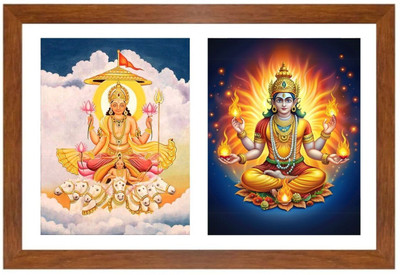 HitechMart Mitra and agni Photo Frame Religious Frame