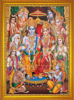 Diyansh Enterprises RAM DARBAR Religious Frame