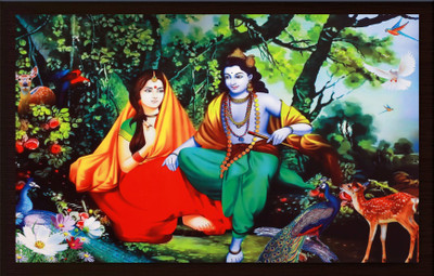 Darsh Craft Radha Krishna Religious Frame