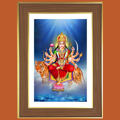 HitechMart Hindu Kali Goddess Photo Frame 14x18 Inches Religious Frame