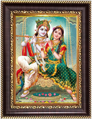 HitechMart Sri Radha And Sri Krishna Religious Frame