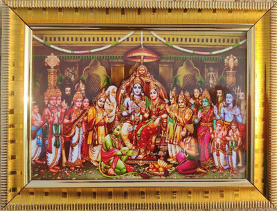 VJ ENTERPRISES Ram darbar Religious Frame