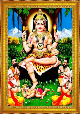 taani creations Dakshinamurthy/Dakshinamoorthy Photo Religious Frame