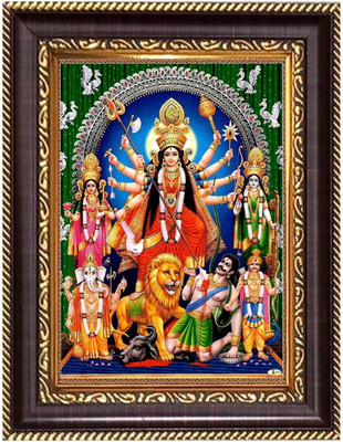 HitechMart Sri Maa TaraPhotoframe 6.7x8.7 inches - Religious Desk And Wall Art Religious Frame
