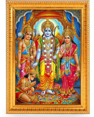 PrintShare Ram Darbar Religious Frame