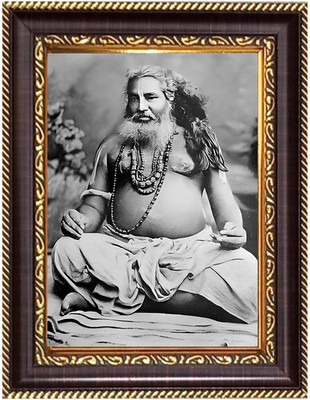 HitechMart Sri Bhakti Siddhanta Saraswati Photoframe 8.7x10.7 inches Religious Frame