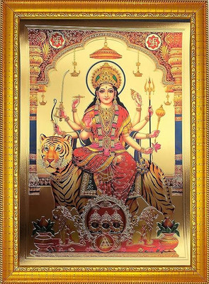 Stuthi Arts DURGA MAA Religious Frame