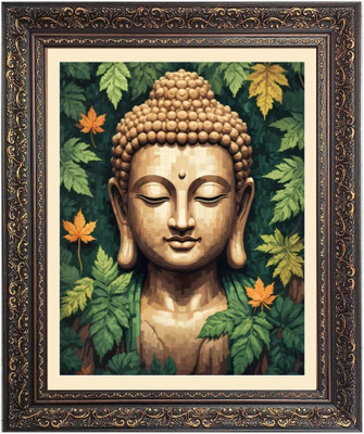 HitechMart Sri Gautam Buddha Religious Frame