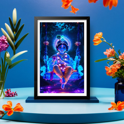 Art Recall Digital Reprint 14 inch x 10 inch Painting(With Frame)
