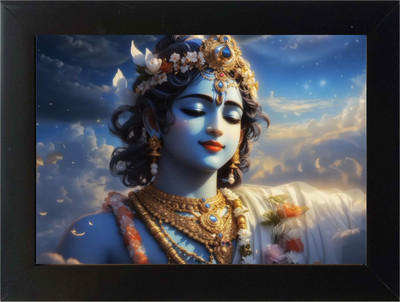 PY Creation Krishna Religious Frame