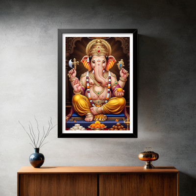 ArtRecall Lord Ganesh photo frame Religious Frame
