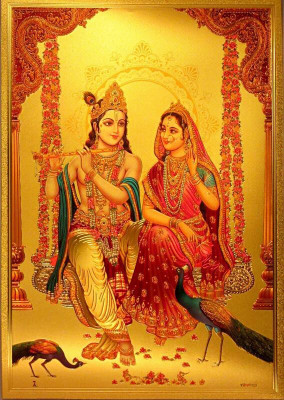 SUNINOW RADHA KRISHNA Religious Frame
