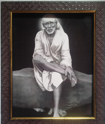 VGS MARKETINGS Shiridi Sai Baba Religious Frame