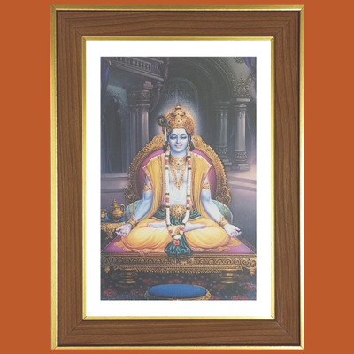 HitechMart Lord shri Krishna Photo Frame 14x18 Inches Religious Frame
