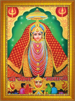 VJ ENTERPRISES JEEN MATA JI Religious Frame