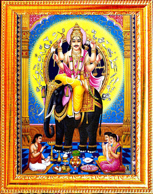 SUNINOW Vishwakarma ji Religious Frame