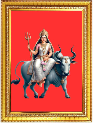 HitechMart Maa Brahmacharini Photo Frame 16x20 Inches Religious Frame