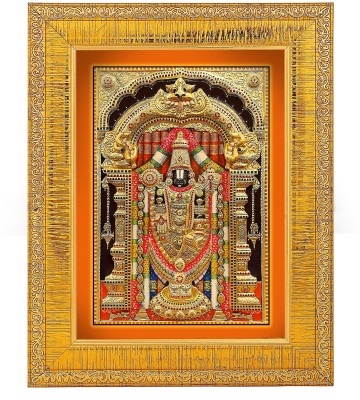 PrintShare Religious Image of Shri Tirupati Balaji Lord Venkateswara Religious Frame
