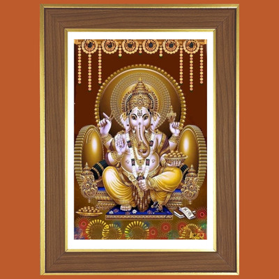 HitechMart Lord Ganapathi Photo Frame 16x20 Inches Religious Frame
