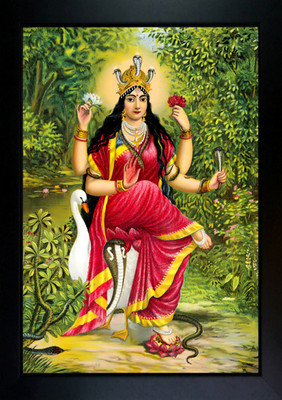 CrowdHall Mansa Devi Photo Frame Religious Frame