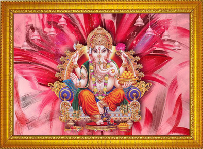 FRIZZY ARTS Ganesh ji Religious Frame