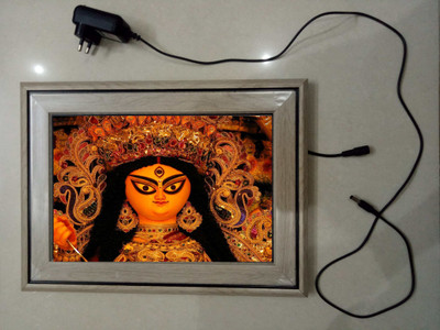 anshul internet point , DURGA MATA , LED Religious Frame