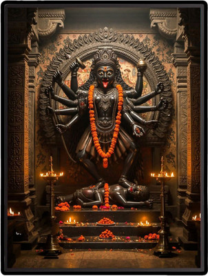 HitechMart Kali Laminated Photo Religious Frame