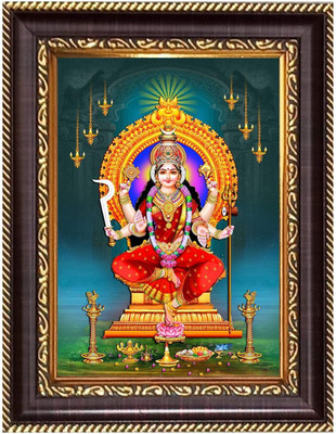 HitechMart Sri Jagannath, Subhadra and Balaram Photoframe 6.7x8.7 inches Religious Frame