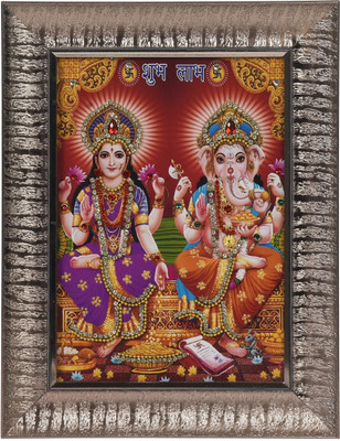 Strotam Lord Ganesh Lakshmi Religious Frame
