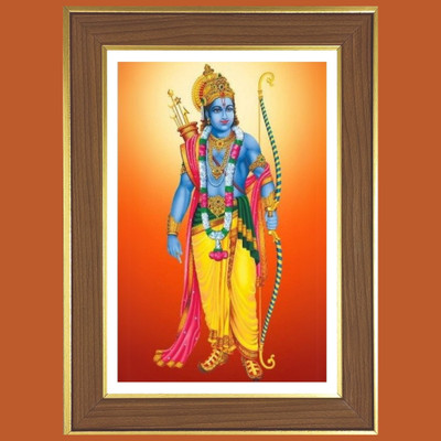 HitechMart Lord Rama Photo Frame 10x14 Inches Religious Frame