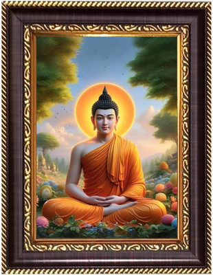 HitechMart Lord Gautam Buddha Religious Frame